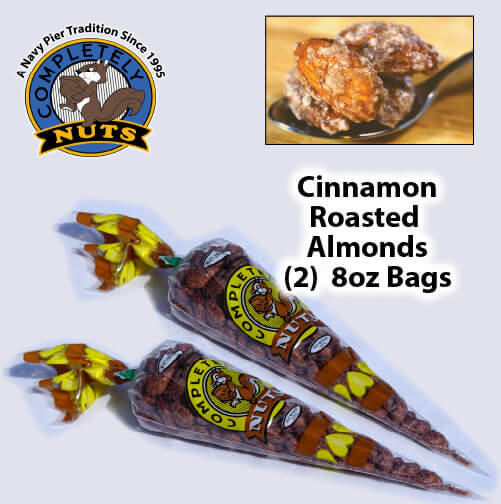 Cinnamon Roasted Peanuts, Pecans, Cashews & Almonds from Completely Nuts Inc