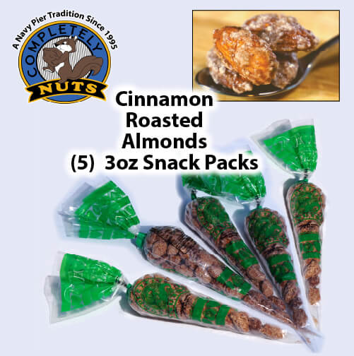 Cinnamon Roasted Peanuts, Pecans, Cashews & Almonds from Completely Nuts Inc