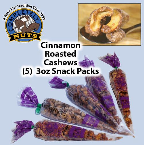 Cinnamon Roasted Peanuts, Pecans, Cashews & Almonds from Completely Nuts Inc