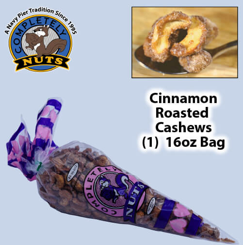Cinnamon Roasted Peanuts, Pecans, Cashews & Almonds from Completely Nuts Inc