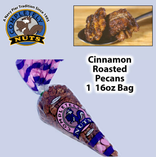 Cinnamon Roasted Peanuts, Pecans, Cashews & Almonds from Completely Nuts Inc