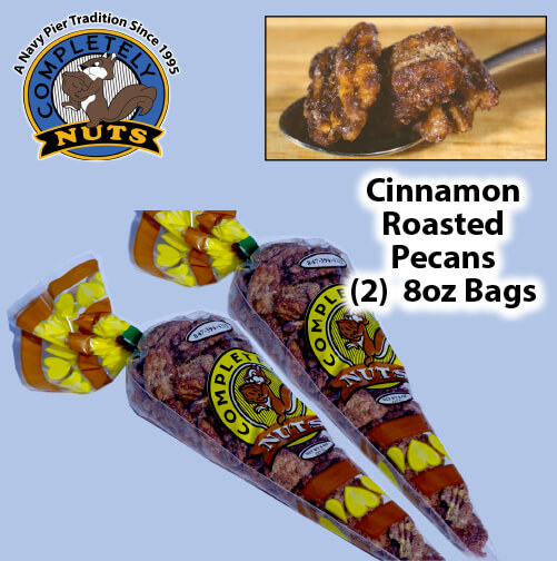 Cinnamon Roasted Peanuts, Pecans, Cashews & Almonds from Completely Nuts Inc
